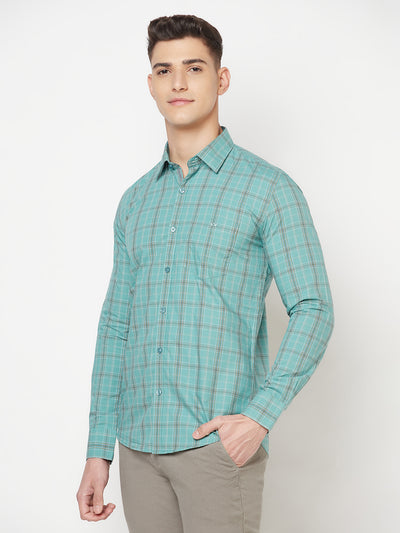 Green Shepherd Checked Shirt - Men Shirts