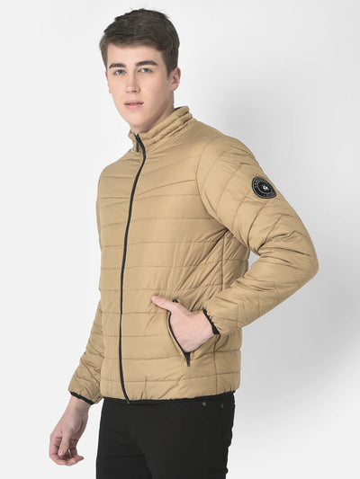  Camel Brown Padded Jacket 
