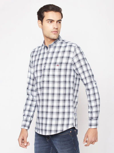  White Checkered Shirt