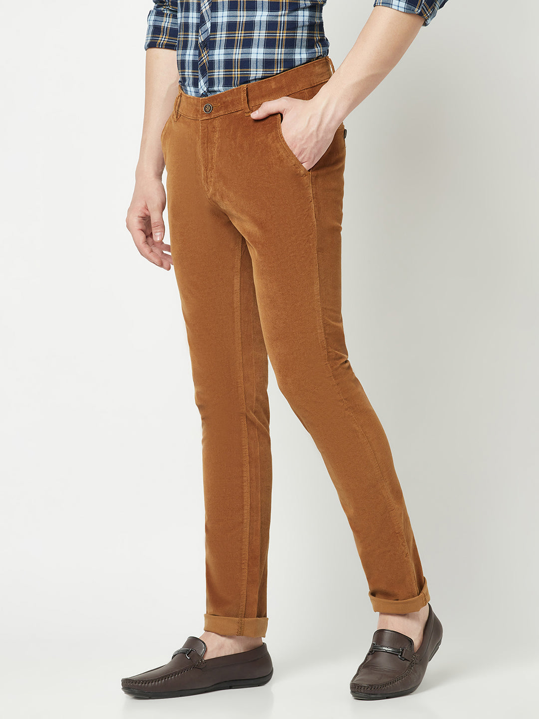  Khaki Corduroy Trousers