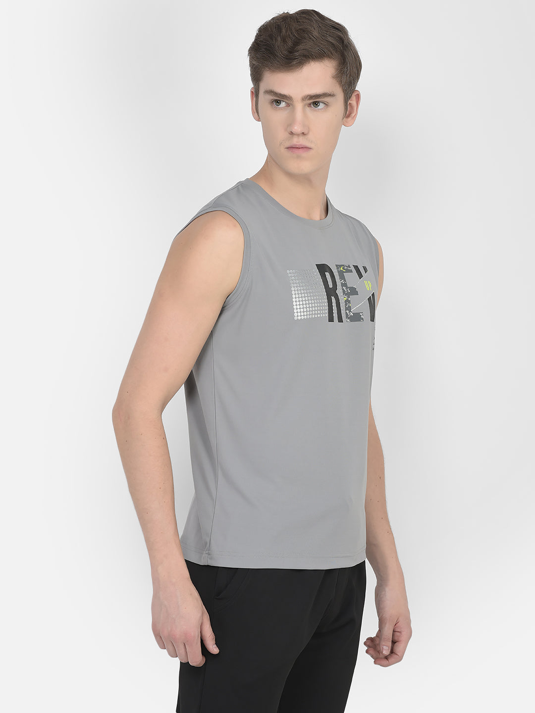  Grey Rev-Up Tank T-Shirt