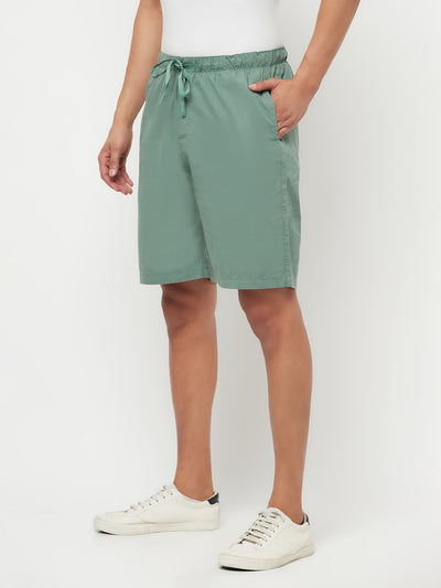 Green Lounge Shorts - Men Lounge Shorts