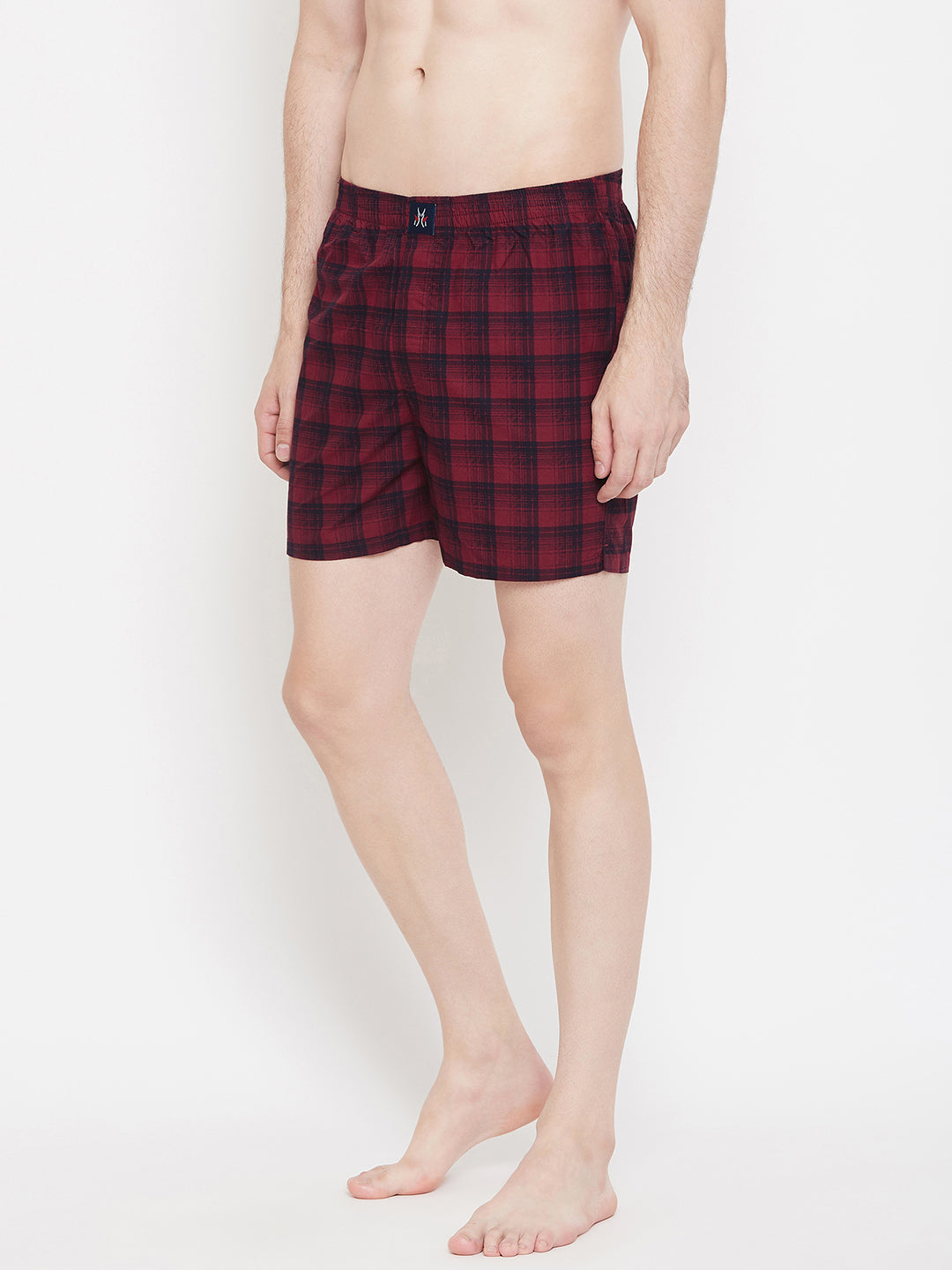 Red Checked boxers - Men Boxers