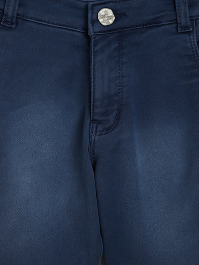 Blue Slim Fit Cargo Shorts - Boys Shorts