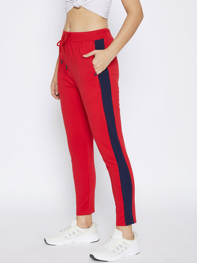 Red Track Pants - Women Track Pants