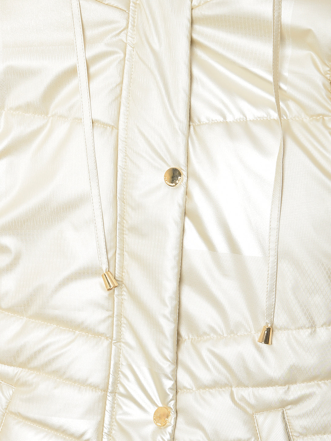 Cream Detachable Hood Jacket - Girls Jackets
