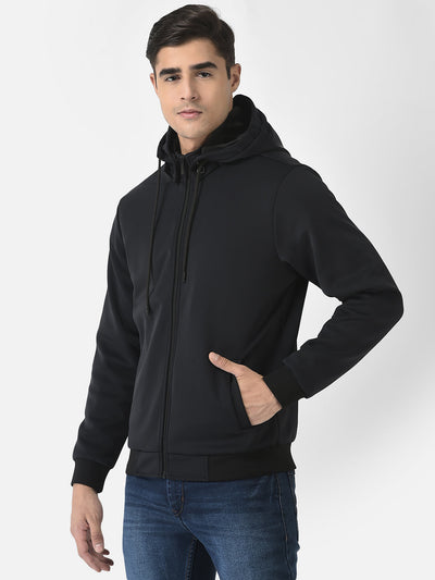  Navy Blue Jacket with Detachable Hood