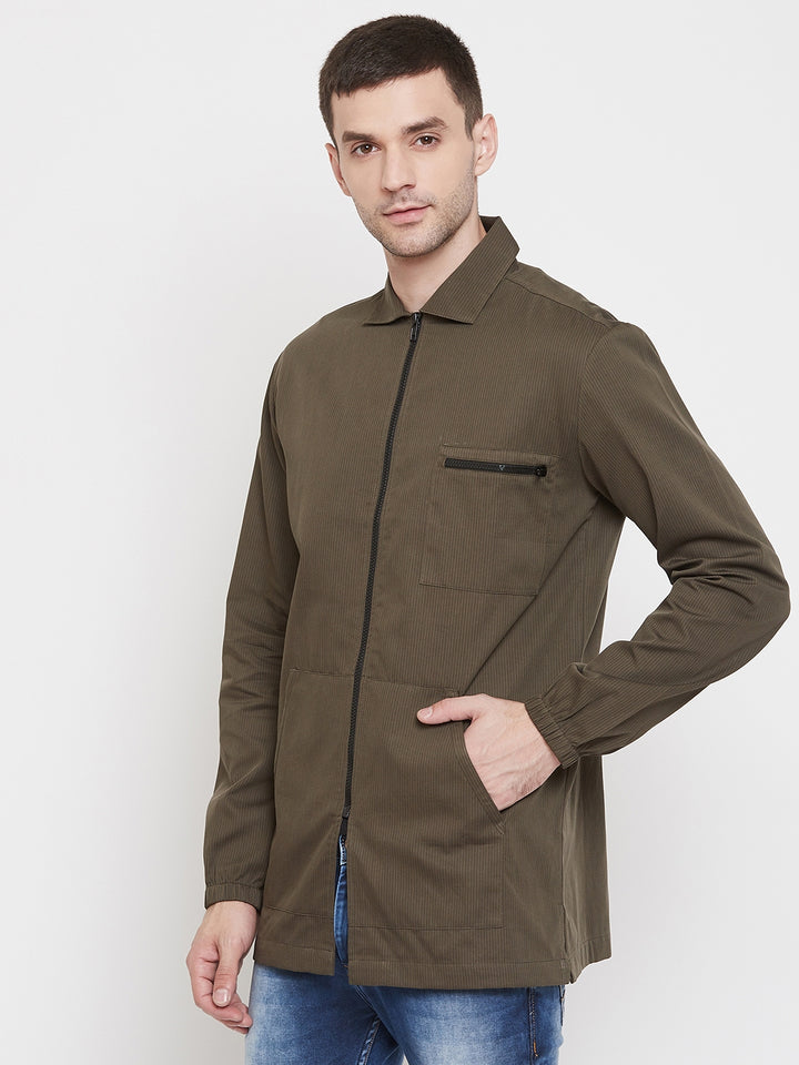 Full Sleeves Shacket - Men Shackets