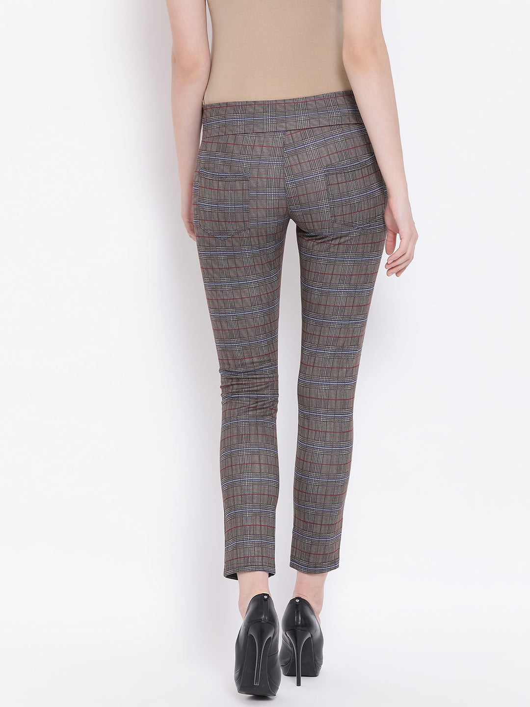 Multicolor Smart Fit Trousers - Women Trousers