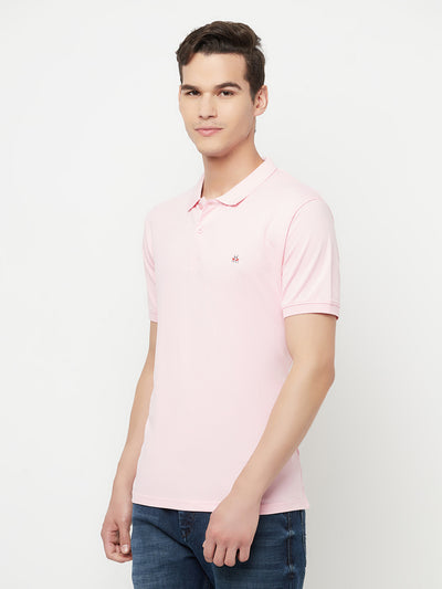 Pink Polo T-Shirt - Men T-Shirts