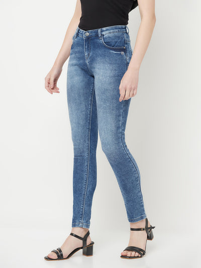 Blue Light Fade Jeans - Women Jeans