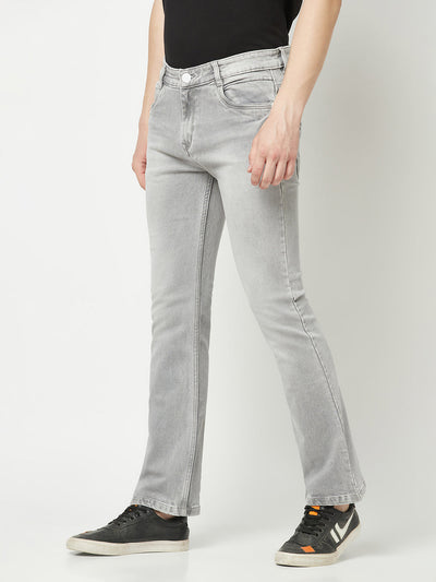  Light Grey Bootcut Jeans