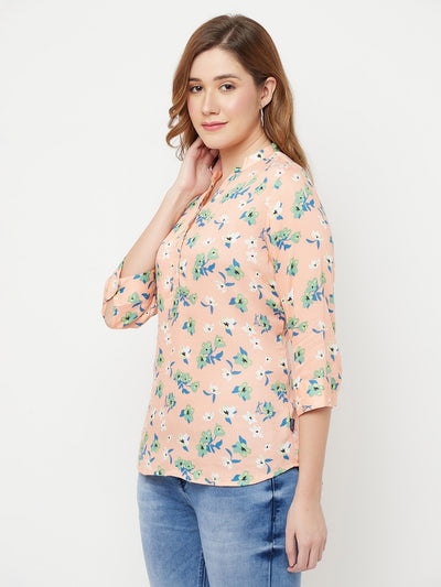 Pink Floral Top - Women Tops