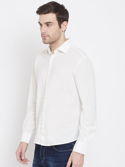 White Formal Shirt - Men Shirts