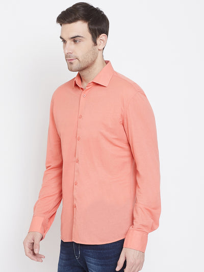 Pink Slim Fit shirt - Men Shirts