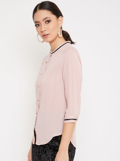 Pink Casual Top - Women Tops