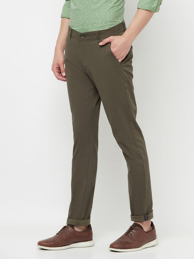 Olive Trousers - Men Trousers