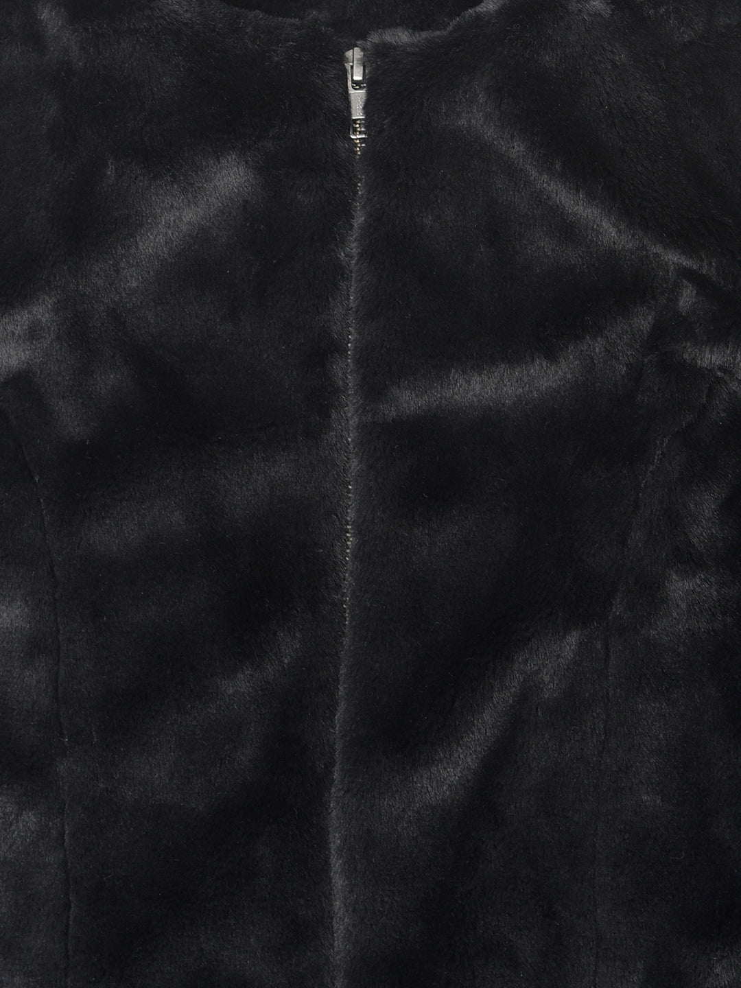 Black Round Neck Blazer - Girls Jackets