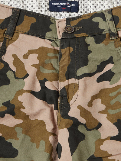 Olive Camouflage Shorts - Boys Shorts