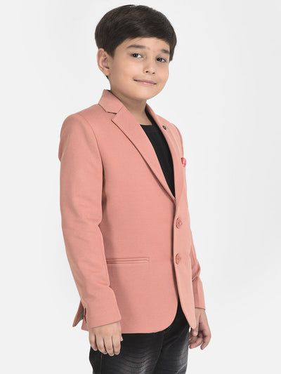Pink Blazer with 3 Pocket Styling