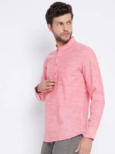 Pink Kurta - Men Kurtas