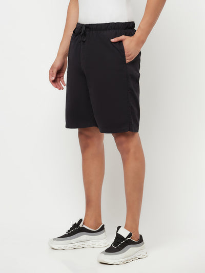 Black Lounge Shorts - Men Lounge Shorts