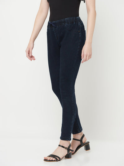 Navy Blue Jeans - Women Jeans