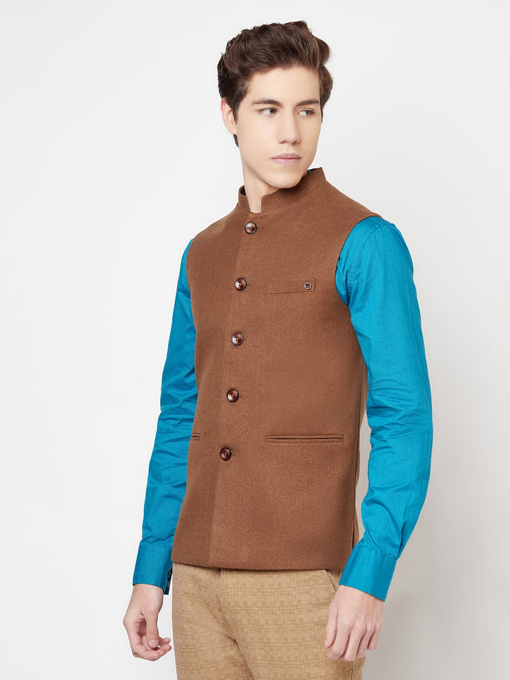 Brown Waist Coat - Men Waist Coat