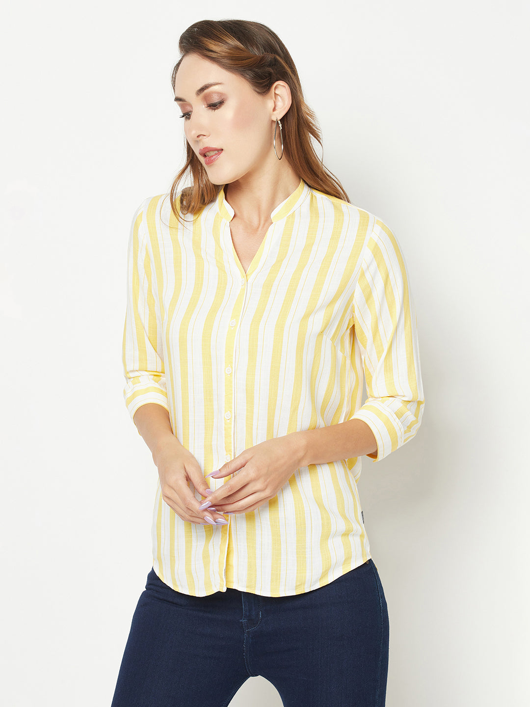  Yellow Striped Shirt