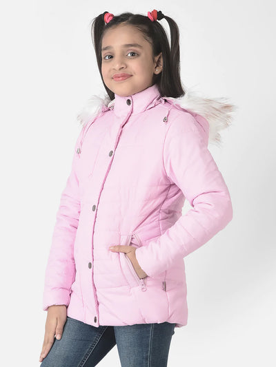  Bright Pink Padded Jacket