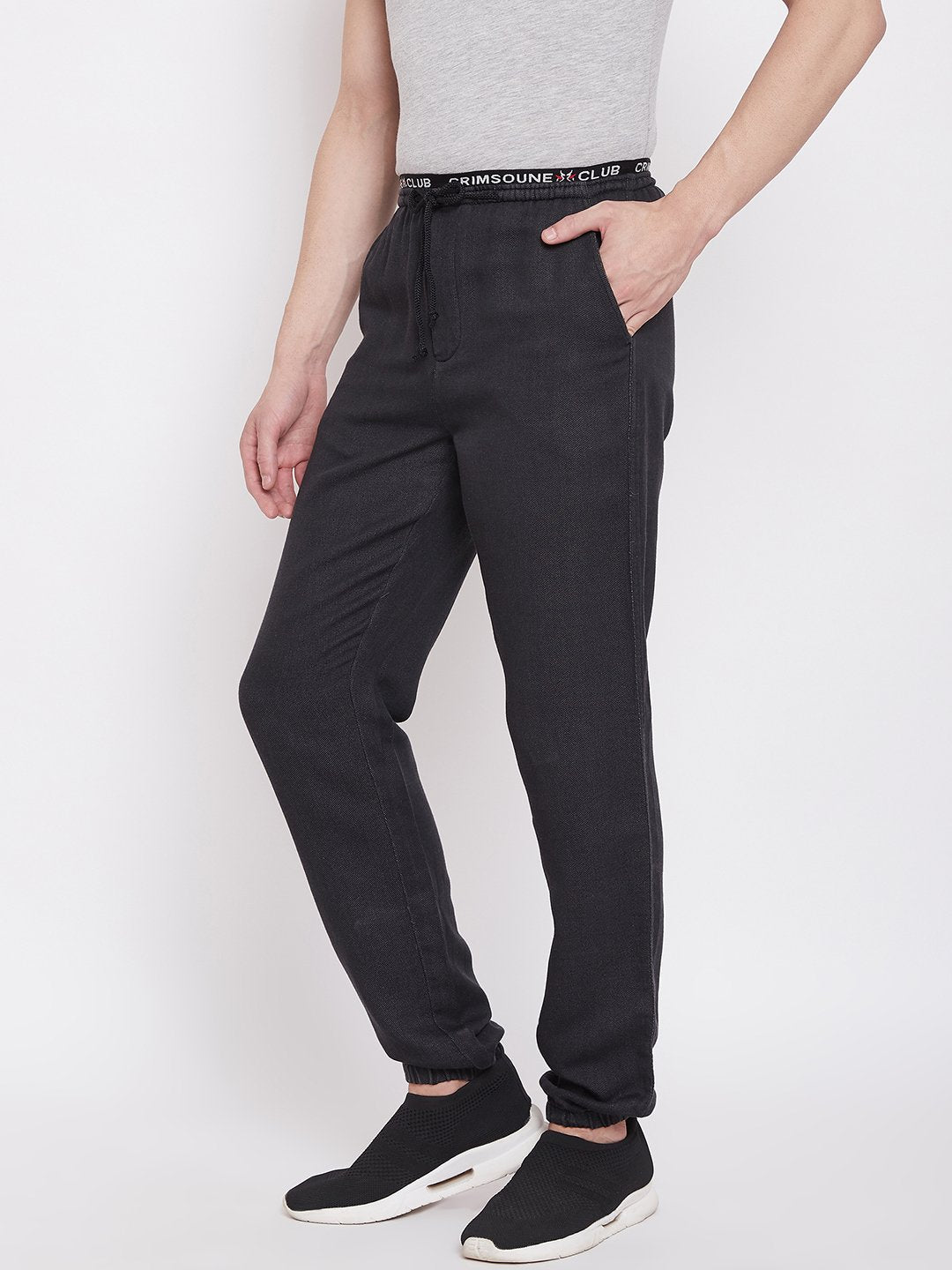 Black Smart Fit Joggers - Men Joggers