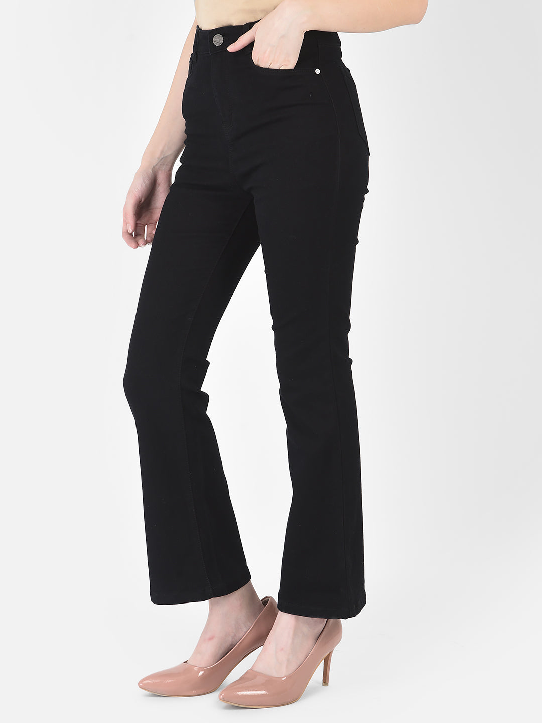 Black Bootcut Jeans - Women Jeans