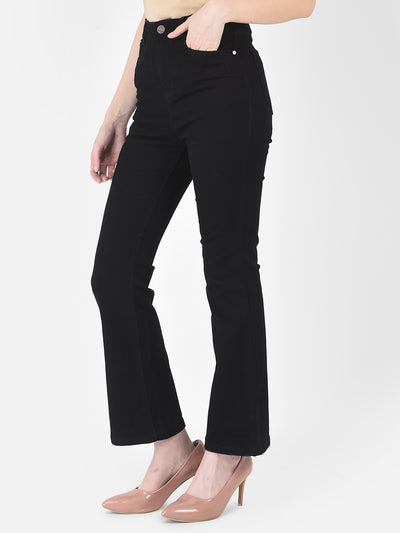 Black Bootcut Jeans - Women Jeans