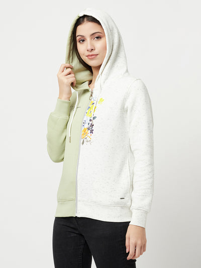 Colourblocked Zipper Sweatshirt-Women Sweatshirts-Crimsoune Club