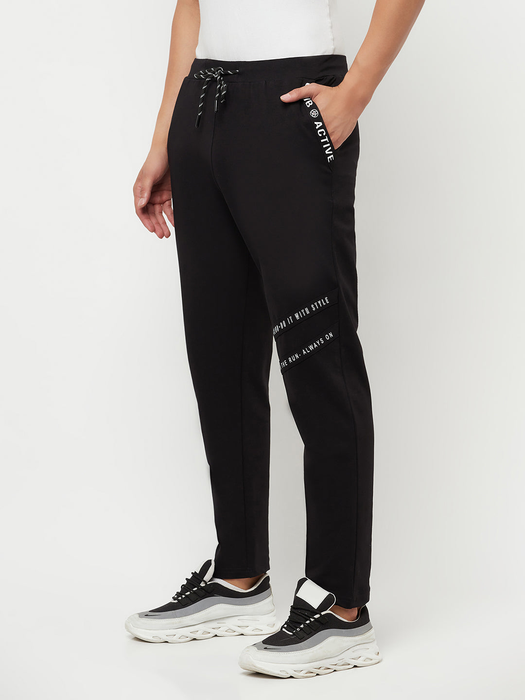 Black Track Pants - Men Track Pants