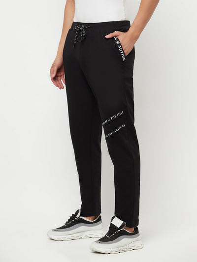Black Track Pants - Men Track Pants
