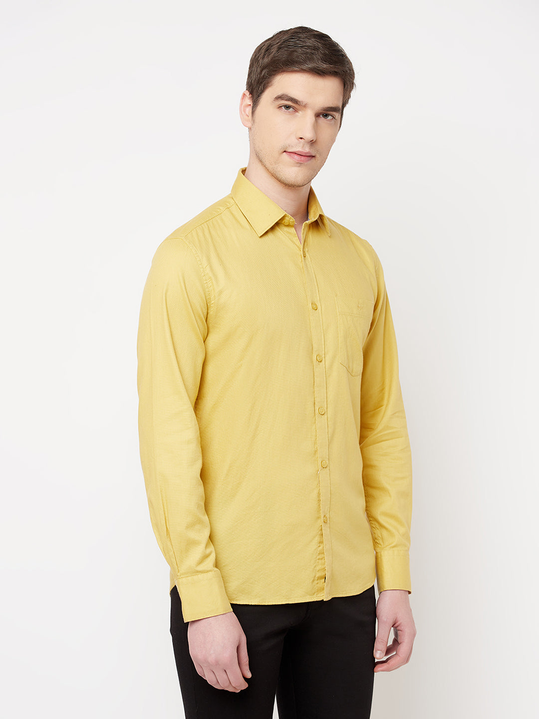 Yellow Casual Shirt - Men Shirts