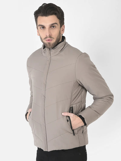  Beige Light-Padded Jacket 