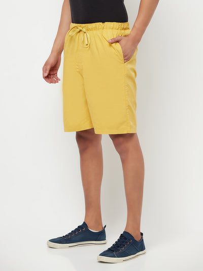 Yellow Lounge Shorts - Men Lounge Shorts