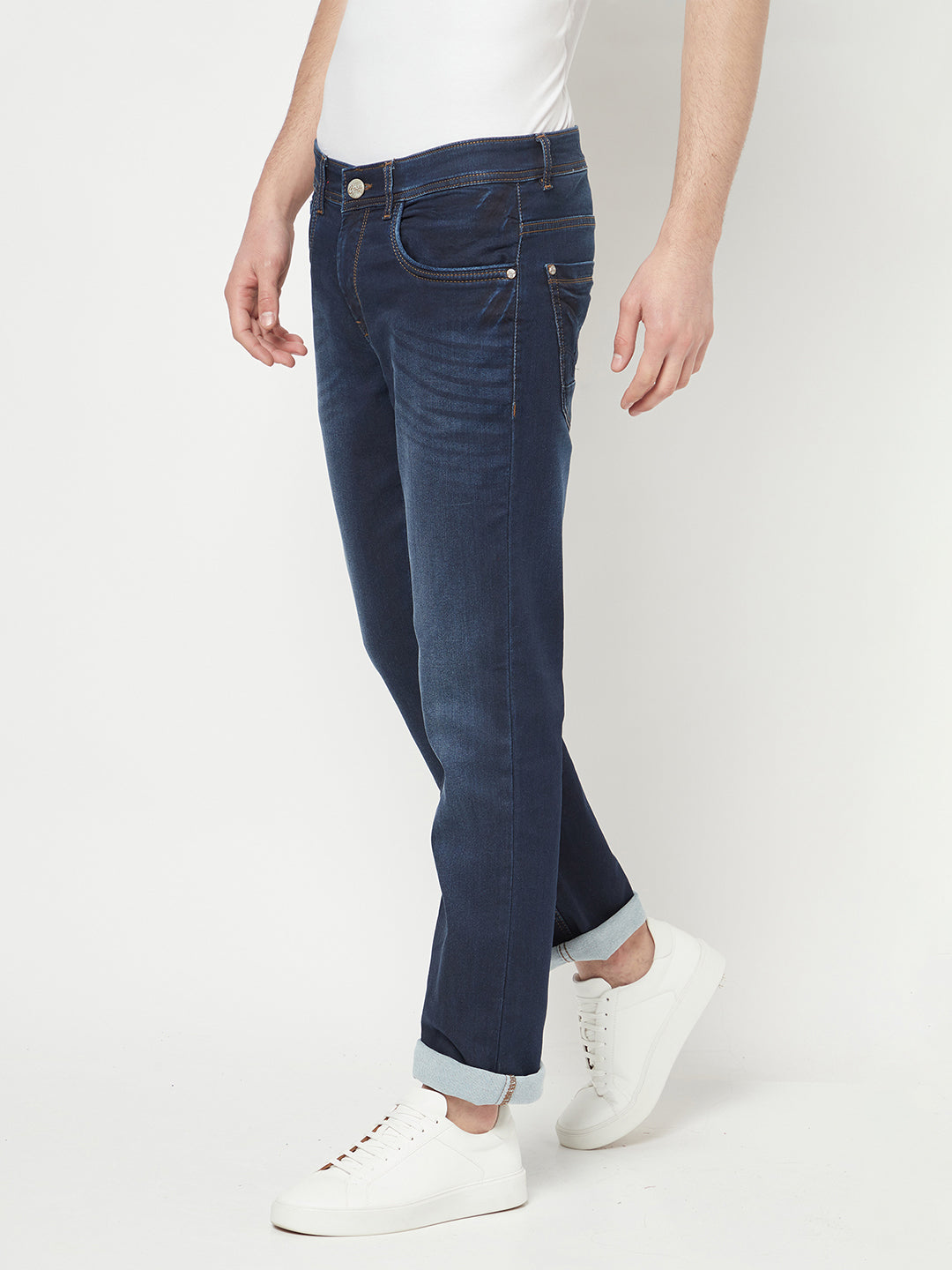 Blue Light Fade Jeans - Men Jeans