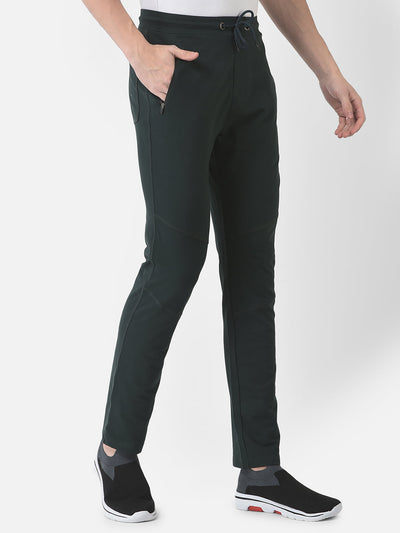  Green Logo Embellished Track Pants