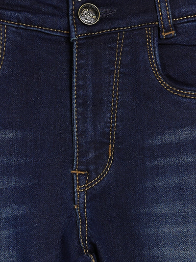 Blue Denim Capris - Girls Capris
