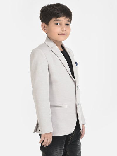 Grey Blazer with 3 Pocket Styling