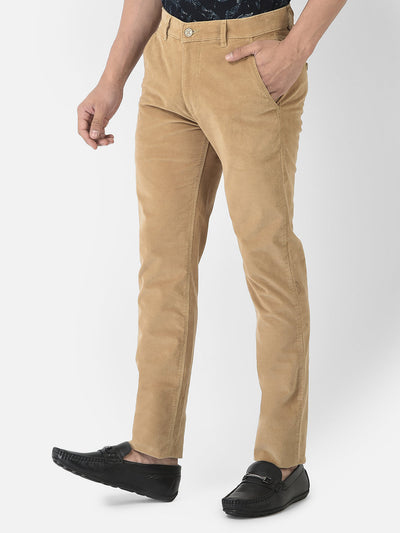  Khaki Trousers in Corduroy 