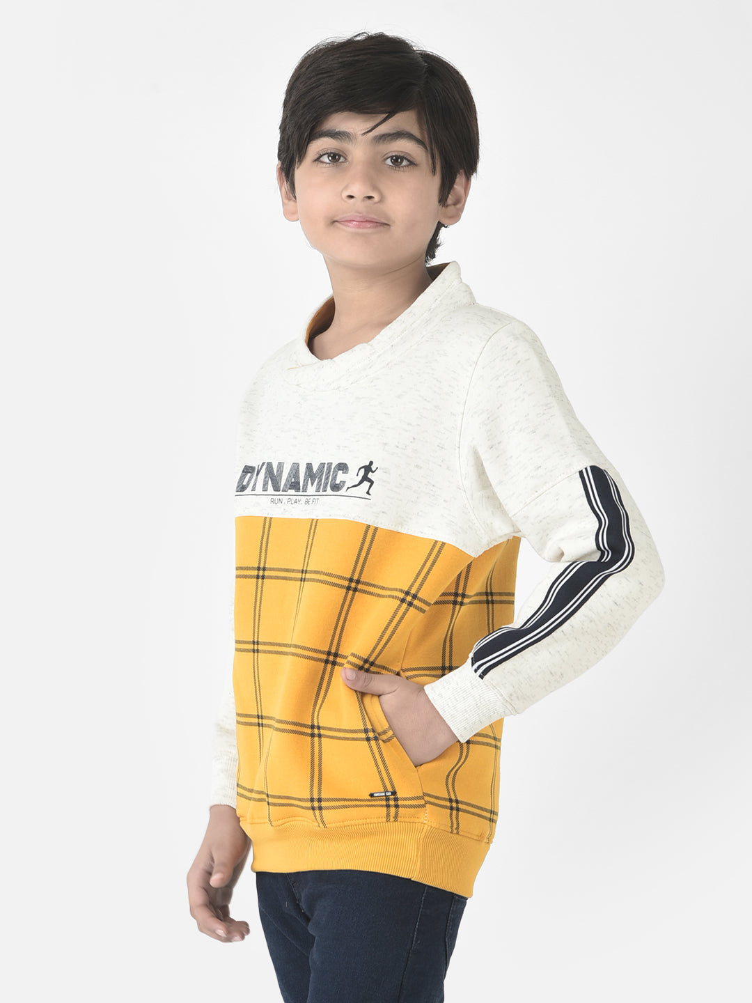  Mustard Dynamic Sweatshirt