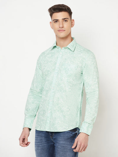 Green Casual Shirt - Men Shirts