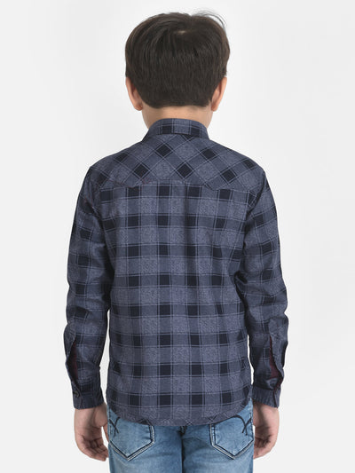 Reversible Shirt in Two Prints 