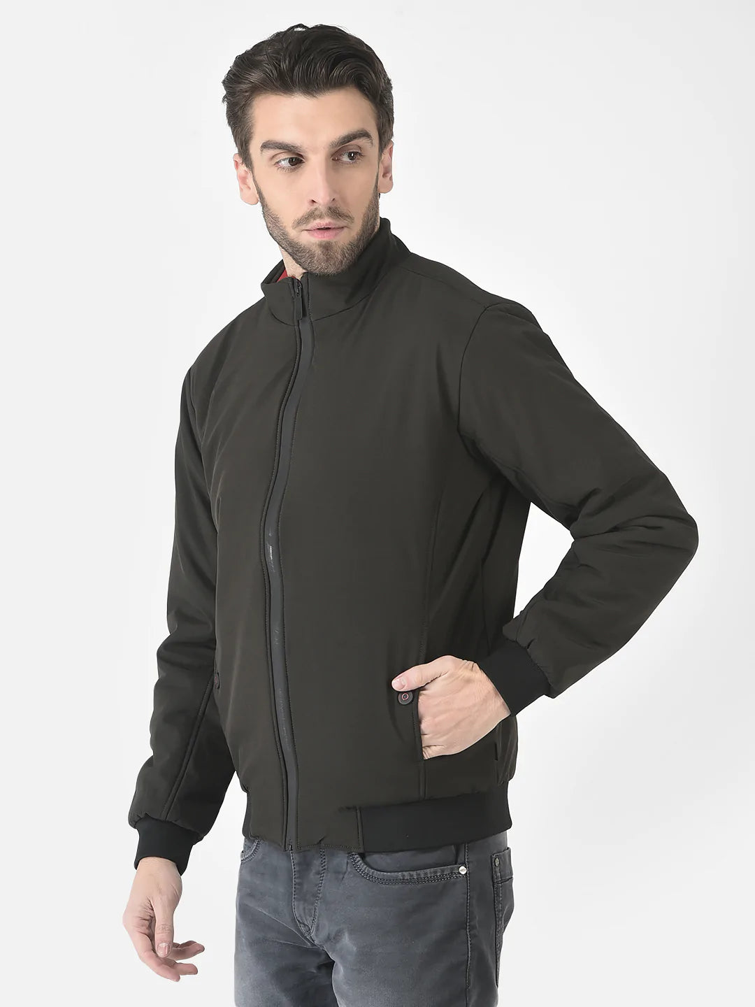  Olive Light Padded Jacket 