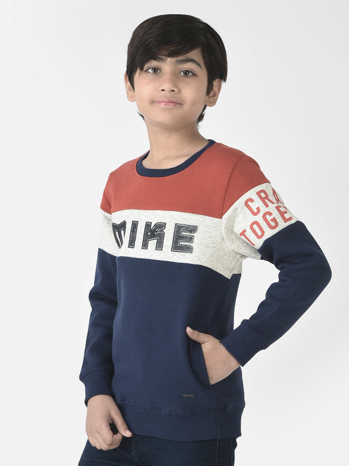  Blue MIKE Sweatshirt