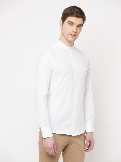 White Casual Shirt - Men Shirts